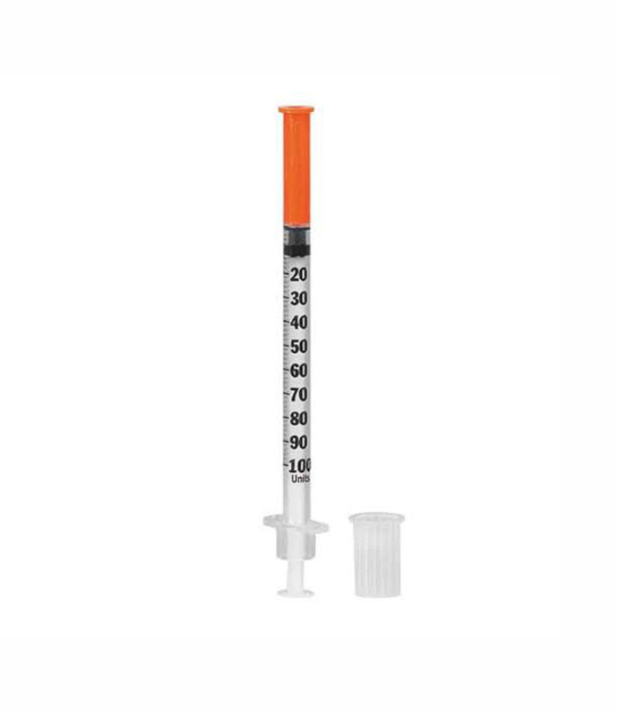 1ml insulin syringe & needle 29G x 12mm